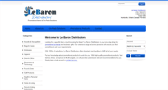 Desktop Screenshot of lebarondistributors.com